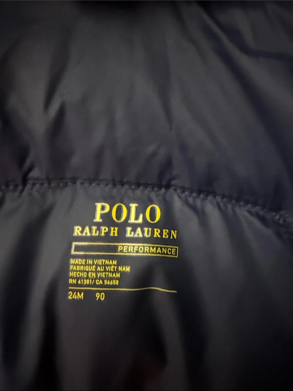 Polo by Ralph Lauren Kids Navy Hooded Puffer Coat